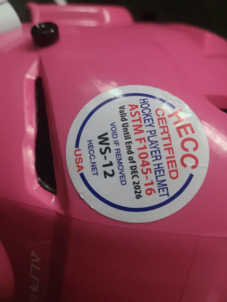 Kids' Hockey Helmet Warrior - Alpha One Youth Combo Pink image indicator(9)