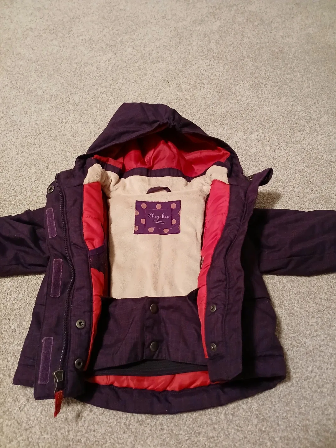Infants winter jacket image indicator(4)