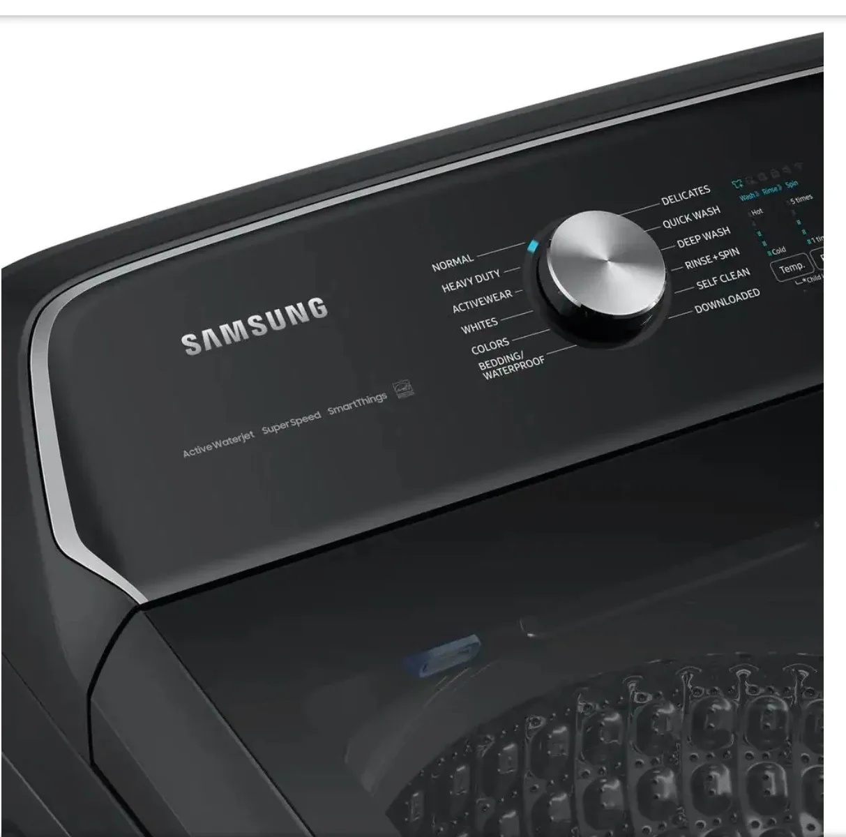 Samsung Smart Black Top Load Washer image indicator(4)