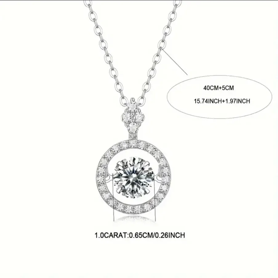 Sterling Silver Elegant Necklace, 40cm + 5cm image indicator(3)