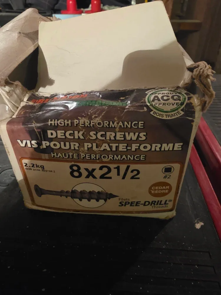 High Performance Deck Screws 8x2 1/2