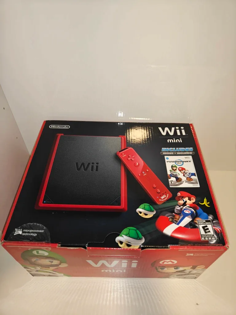 Brand new sealed Wii Mini with Mario Kart image indicator(2)