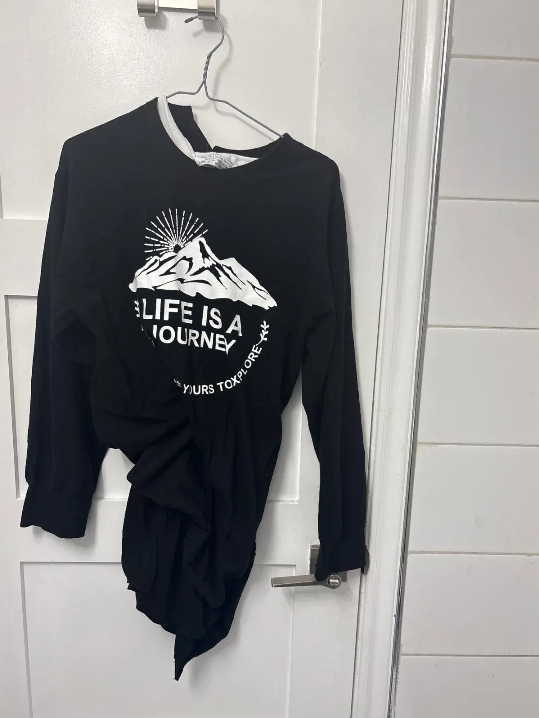 Stylenanda Black Long Sleeve Top thumbnail