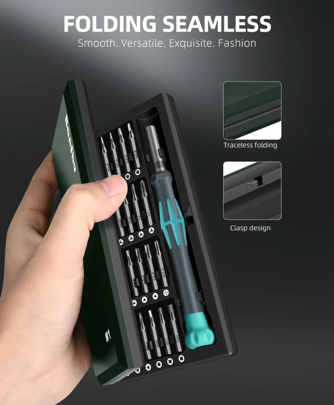 49 in 1 Small Precision Professional Mini Screwdriver Tool Kit image indicator(9)