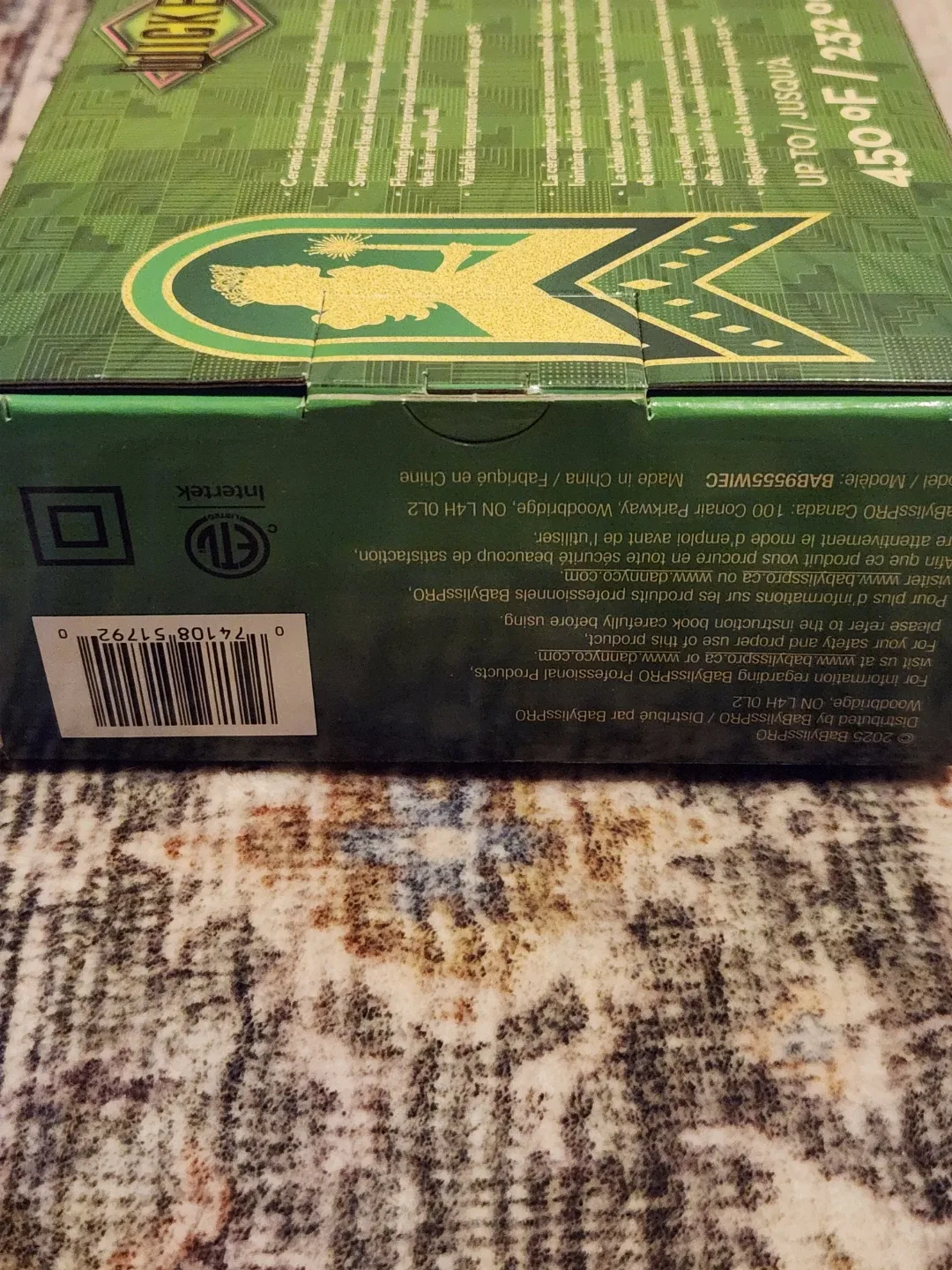 BaBylissPRO Wicked 1" Ceramic Flat Iron - NEW 🥕 image indicator(7)