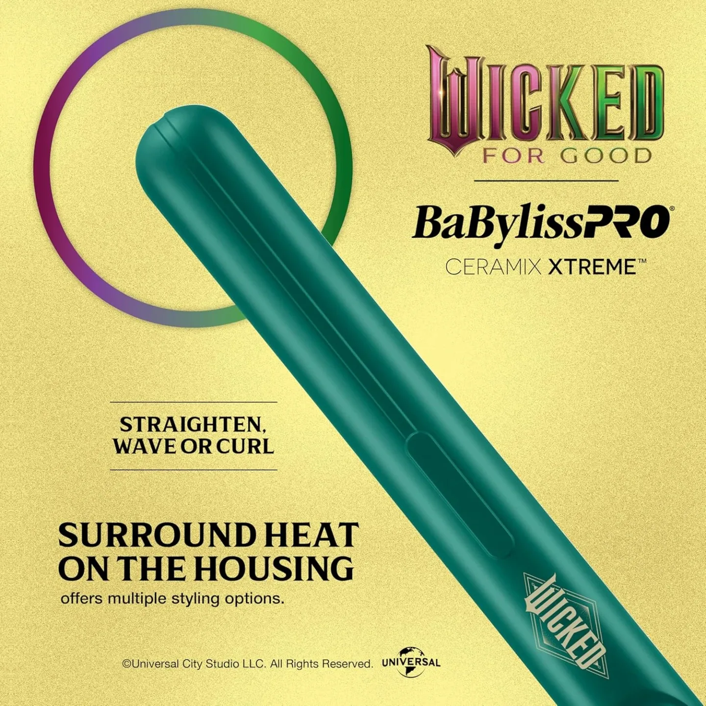 BaBylissPRO Wicked 1" Ceramic Flat Iron - NEW 🥕 image indicator(8)