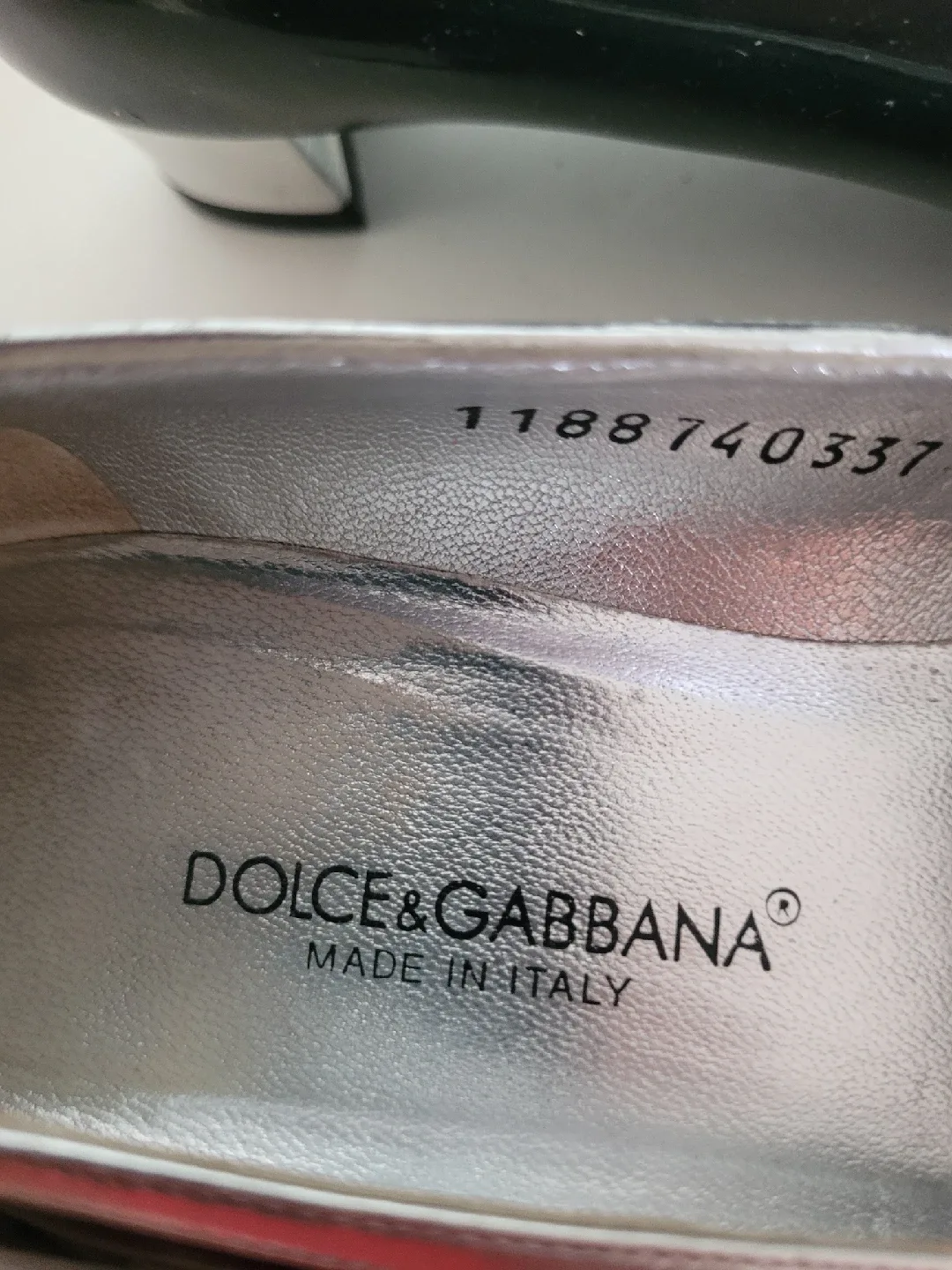 Dolce & Gabbana Black Patent Leather Heels - Size 37🥕 image indicator(2)