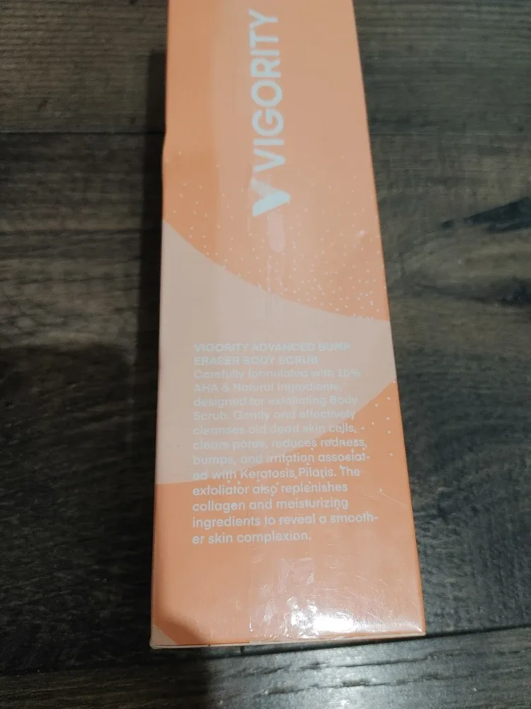 🧡SIX SEALED BOXES OF VIGORITY ERASER & NATURAL BODY SCRUB NEW image indicator(7)