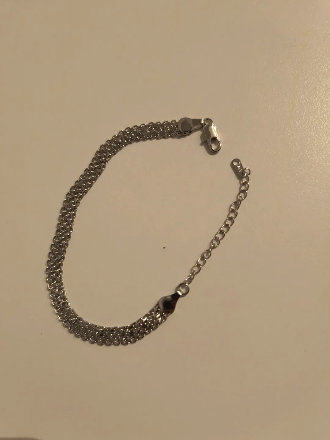 925 Silver Milan Chain Vintage Bracelet image indicator(3)