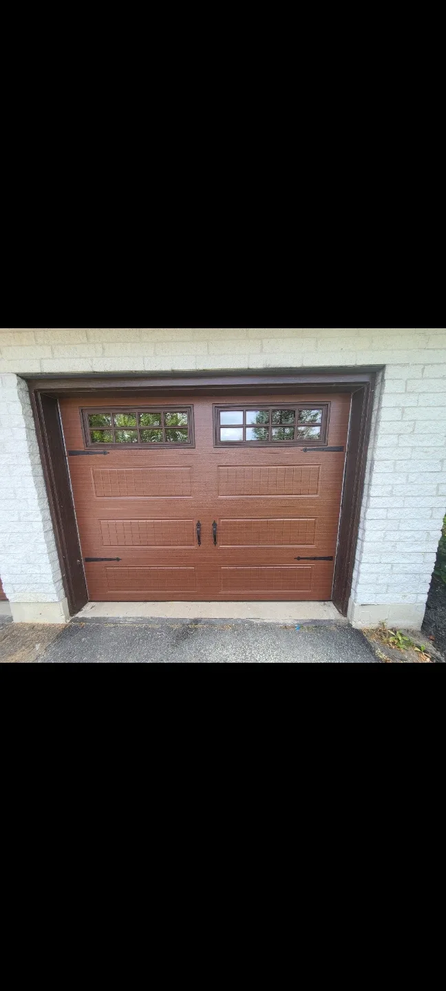 New garage doors.