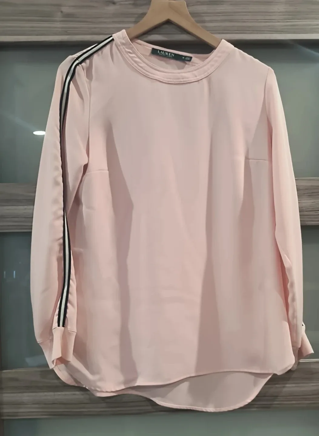 Lauren Pink Long Sleeve Blouse - Size M image indicator(3)