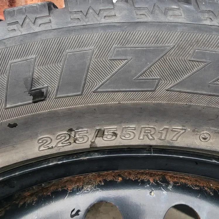 225/55 R17 tires with 17 inch Steel Rim image indicator(3)