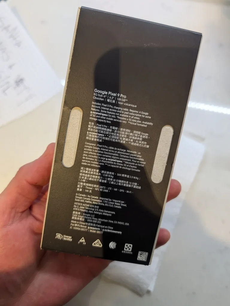 Google Pixel 9 Pro 128GB Obsidian - New in Box! image indicator(2)