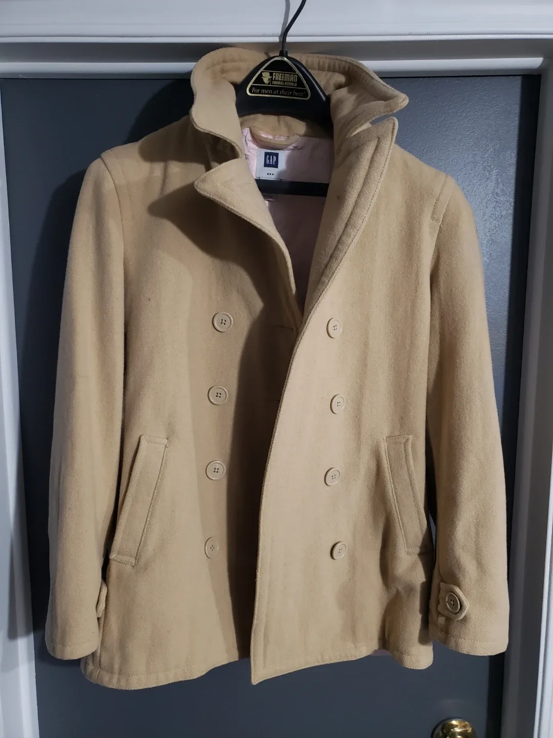 GAP kids Wool Blend Pea Coat - Size XXL thumbnail