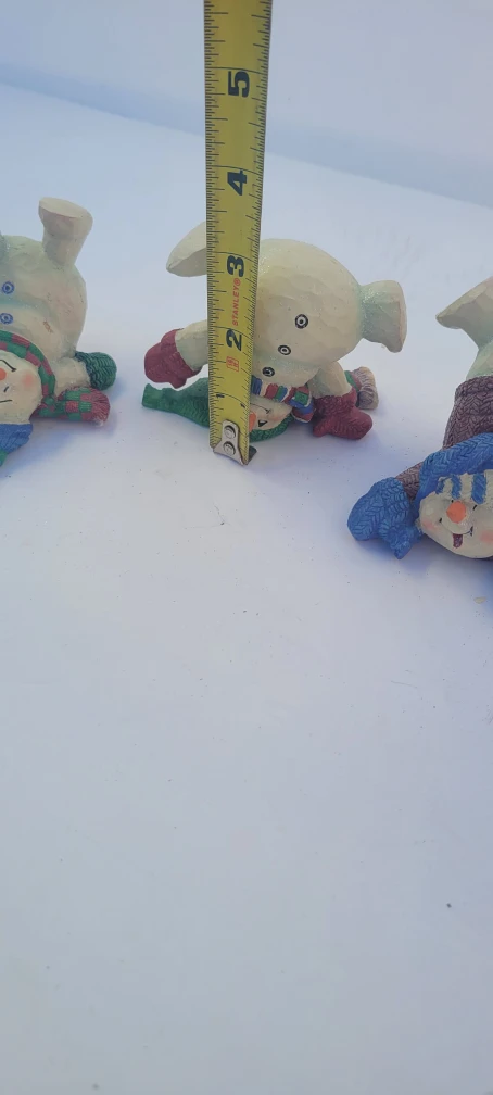 Set of 3 Snowman Figurines - photo 4