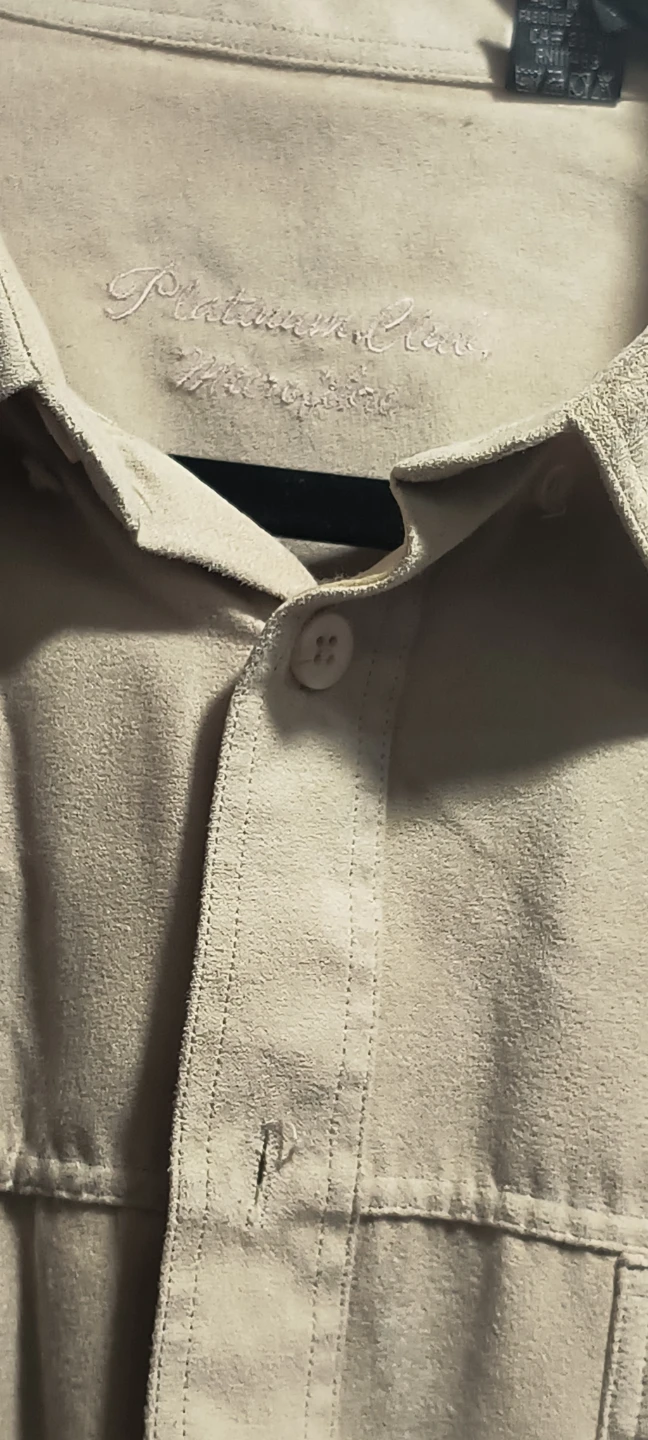 Platinum Club Microfiber Beige Shirt 🥕 - photo 2