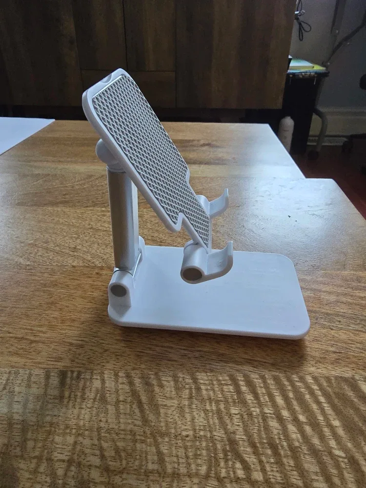 White Adjustable Phone/Tablet Stand