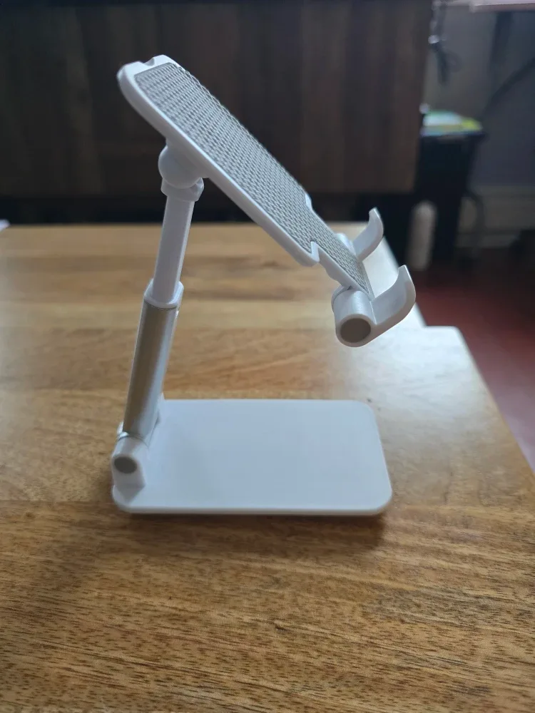 White Adjustable Phone/Tablet Stand image indicator(4)