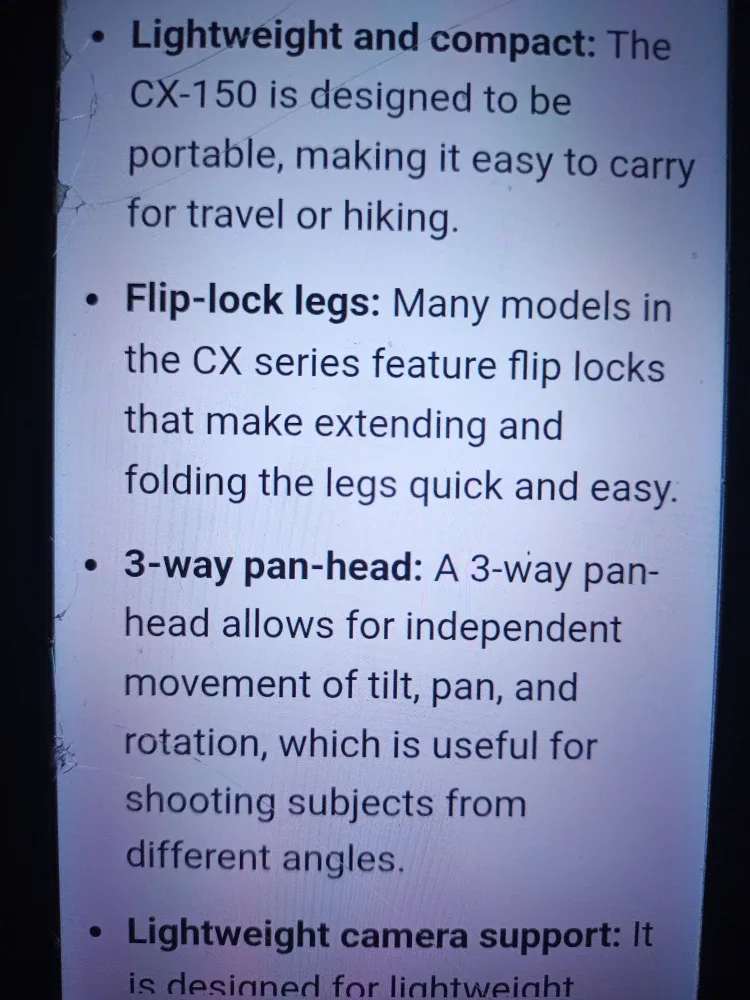 Velbon Tripod CX - 150 image indicator(8)