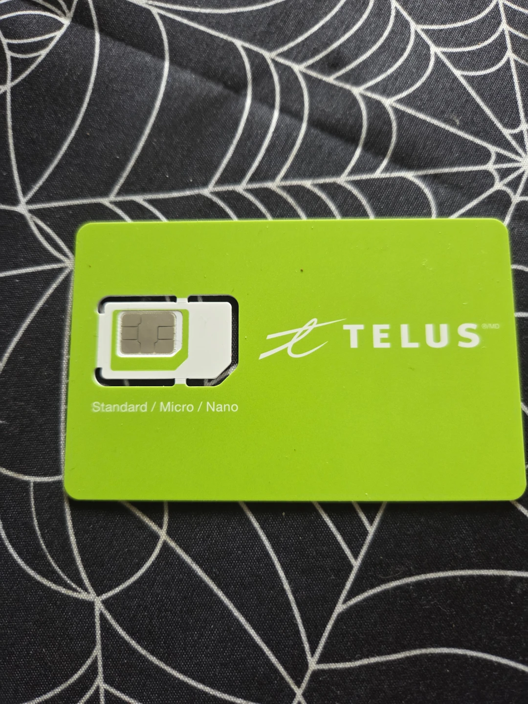 Telus SIM Card - Standard/Micro/Nano
