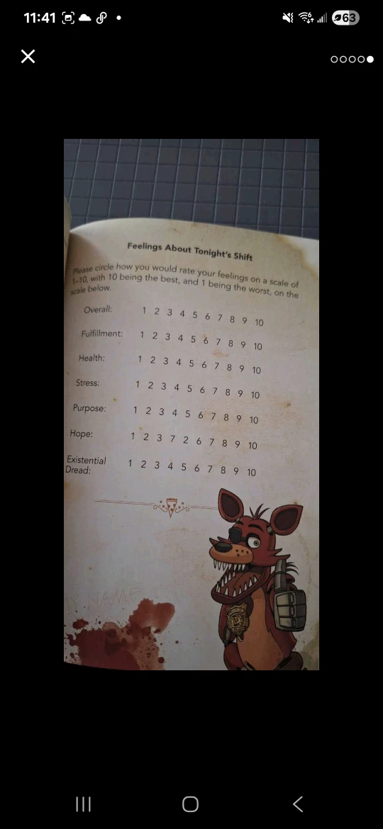 Five Nights at Freddy's Survival Logbook - photo 5