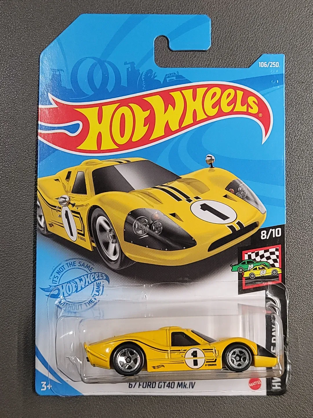 Hot Wheels '67 Ford GT40 Mk.IV - Yellow