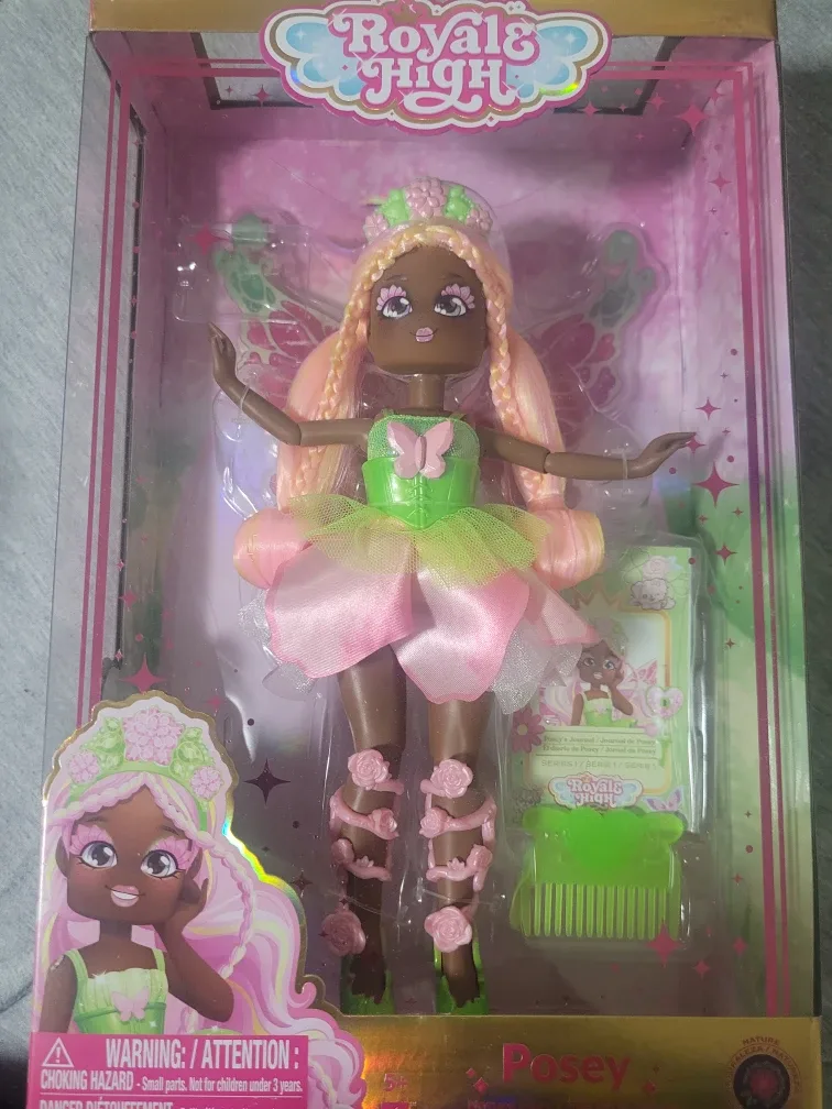 Royal & High Posey Doll (New in Box!) But no code
