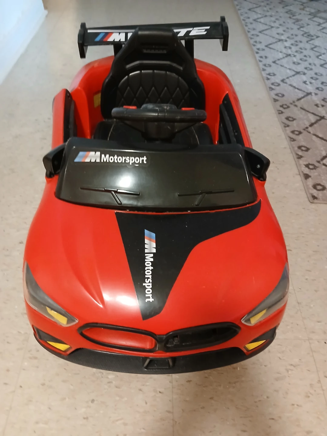 BMW Motorsport Ride-On Car - Red