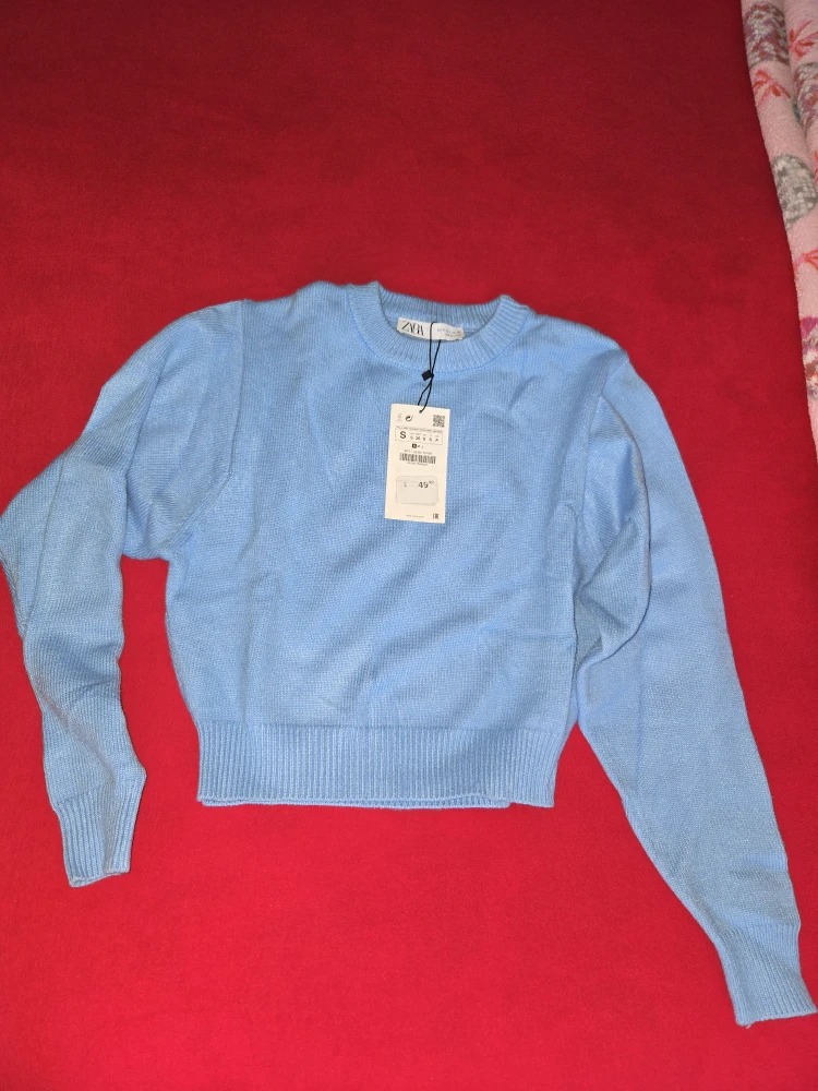 Zara Blue Knit Sweater - Size S