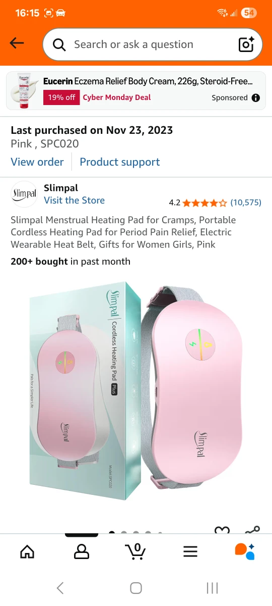 Slimpal Menstrual Heating Pad - Pink