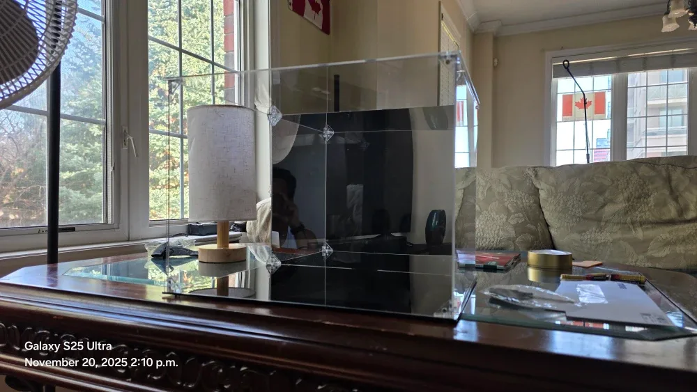 LANSCOERY Clear Acrylic Display Case 14.6x11x12inch image indicator(5)