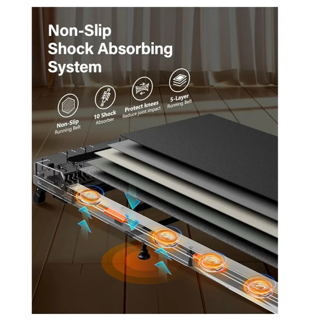 AIRHOT Treadmill  walking Pad with Incline image indicator(4)