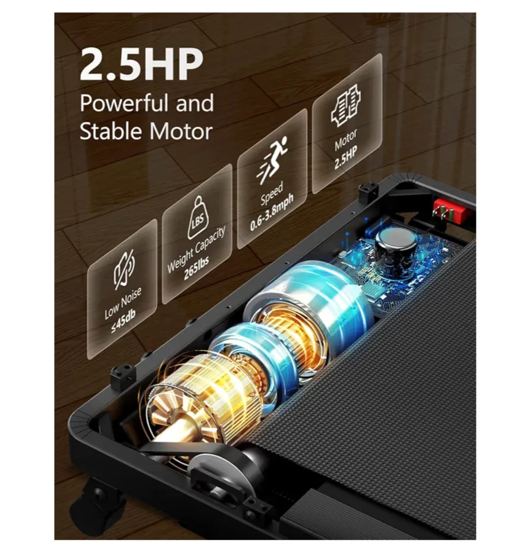 AIRHOT Treadmill  walking Pad with Incline image indicator(5)