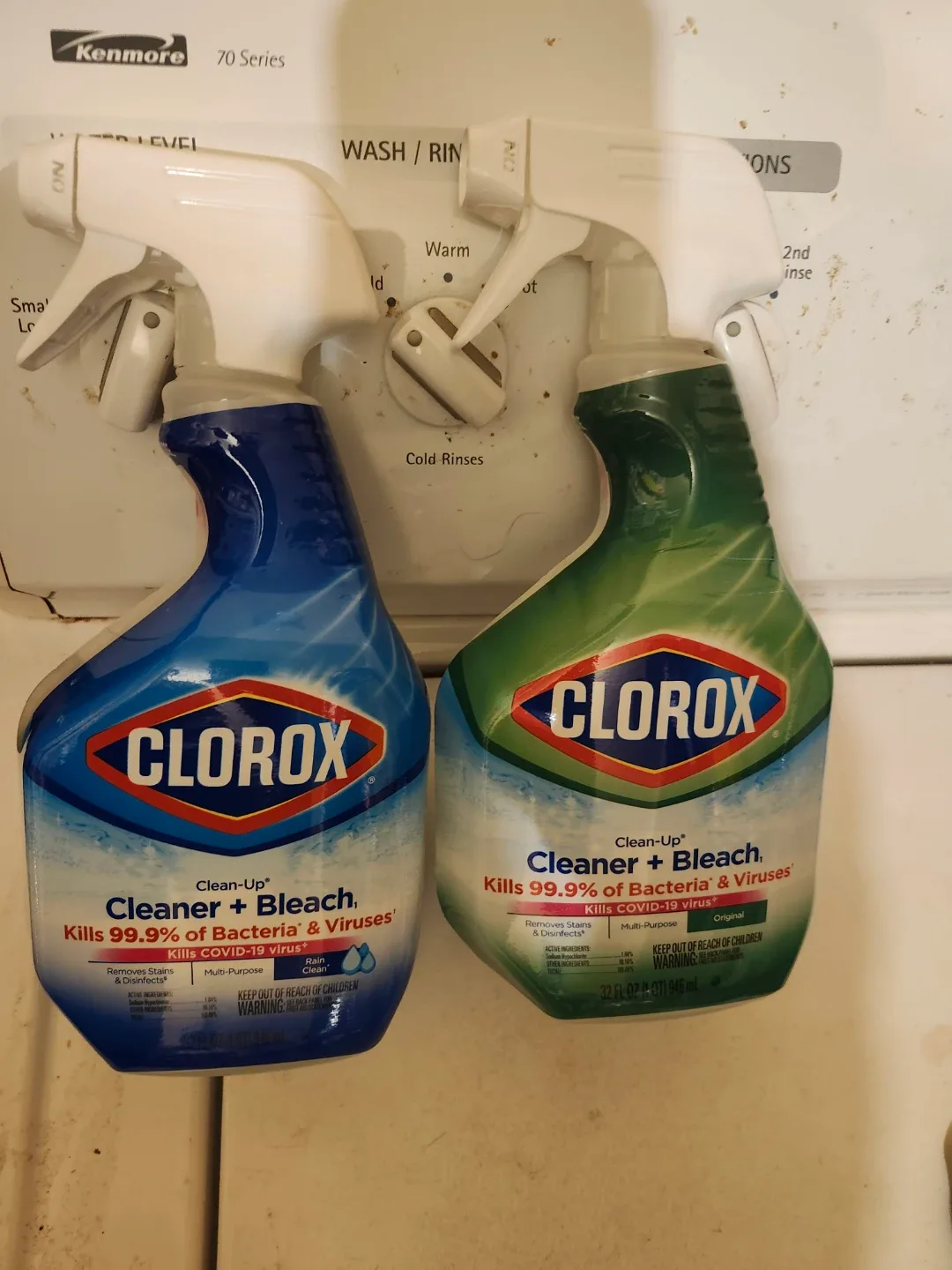 Clorox Cleaner + Bleach Spray Bottles thumbnail
