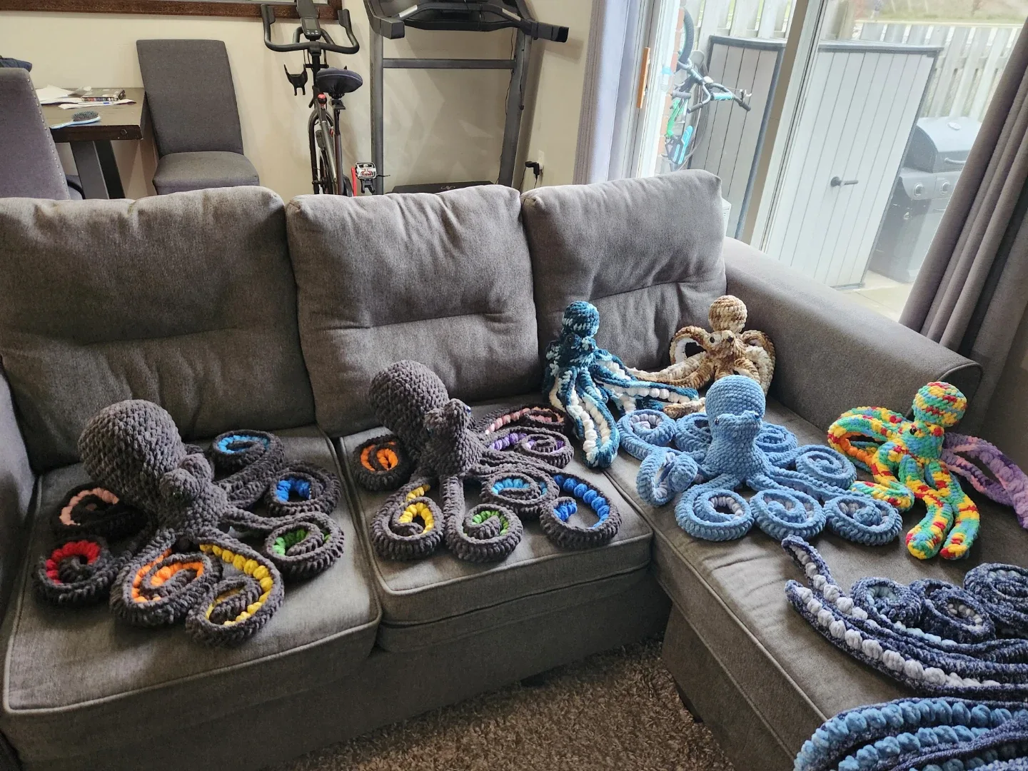 Handmade Crochet Octopus Plushie image indicator(2)