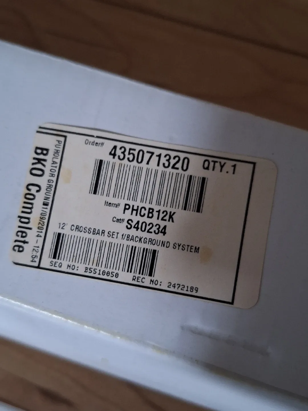 Photon Locking 12' Crossbar Set/Background System image indicator(4)