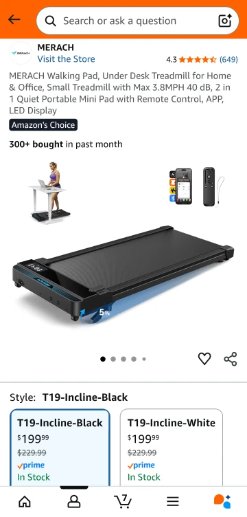 MERACH Walking Pad Treadmill - Like New! - photo 4