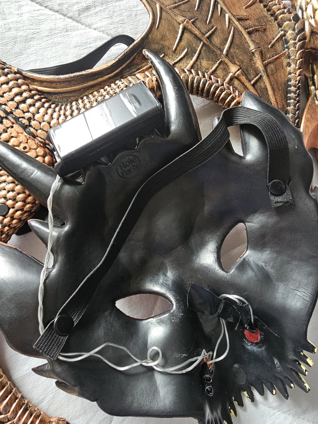 Role Party Dragon Mask with Wings - photo 2