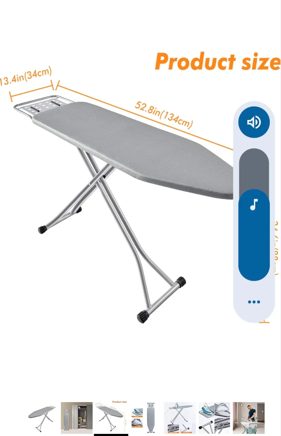Ironing Board with Soft Cover image indicator(2)