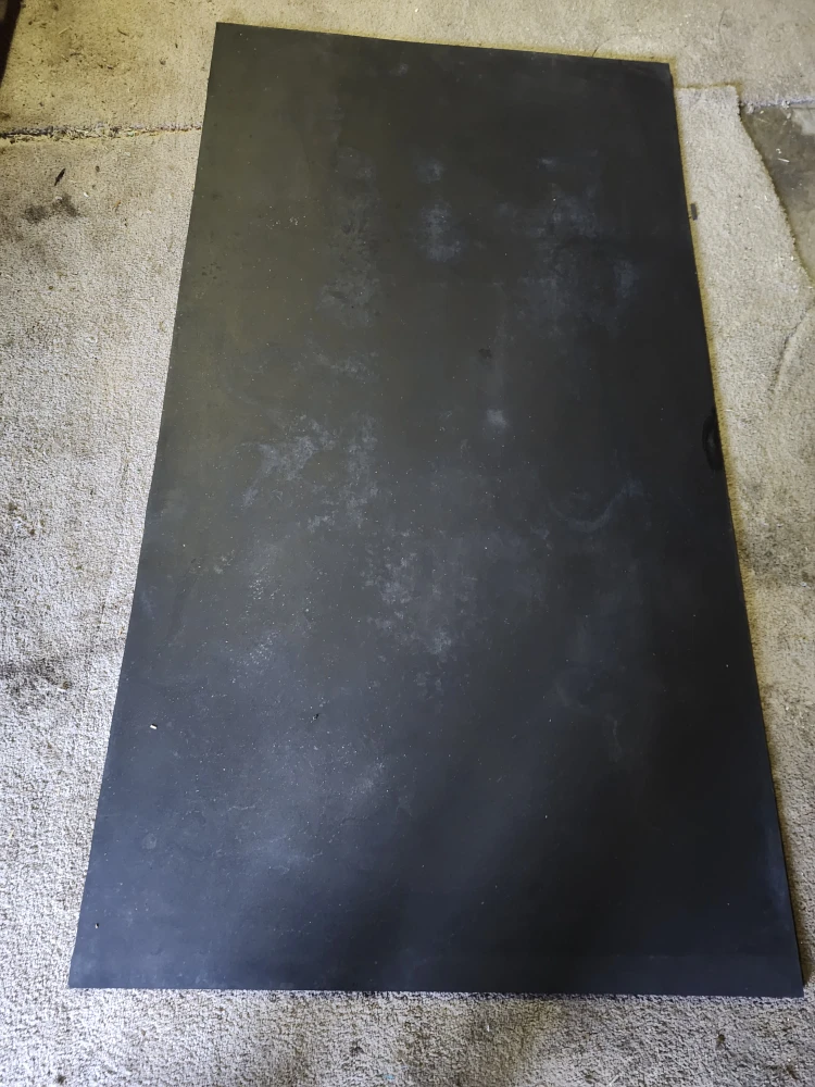 Thick rubber gym mats