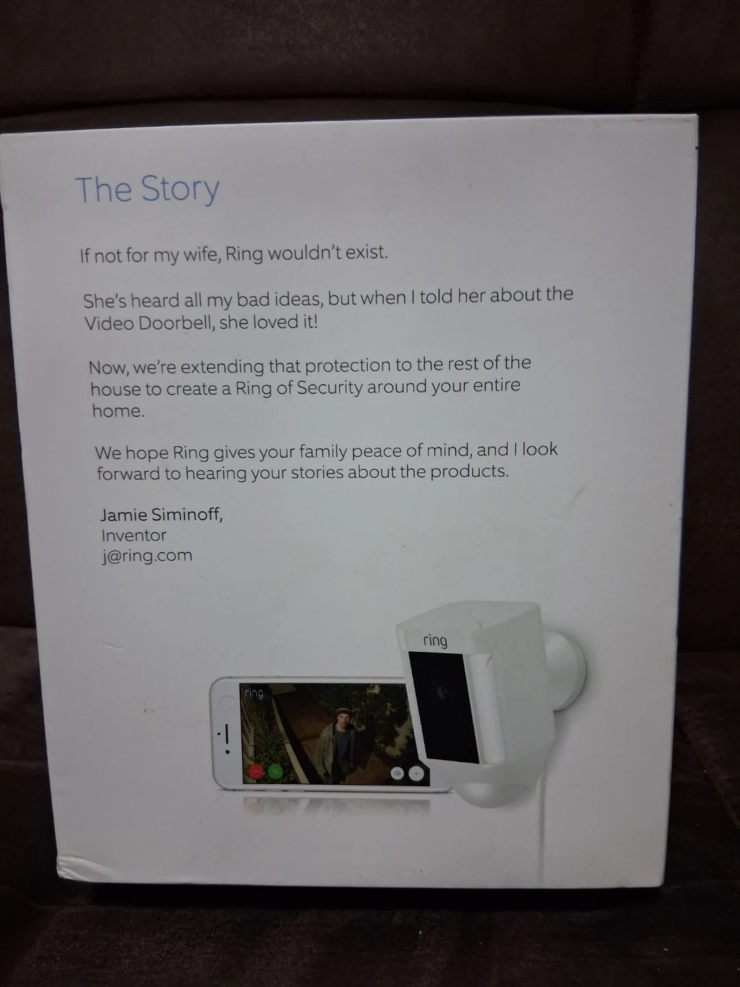 Ring Spotlight Cam Wired Outdoor Security Camera