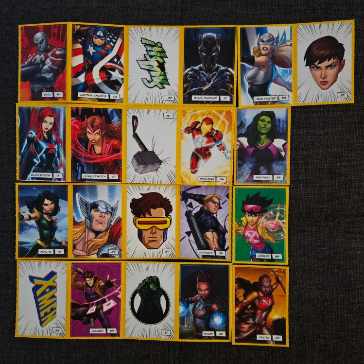 Marvel Hero Cards