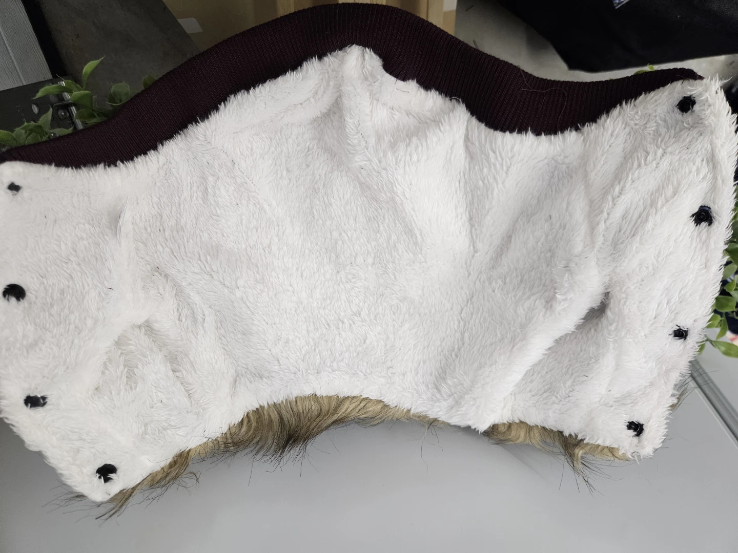 New Faux Leather Dog Coat, Size L - photo 3