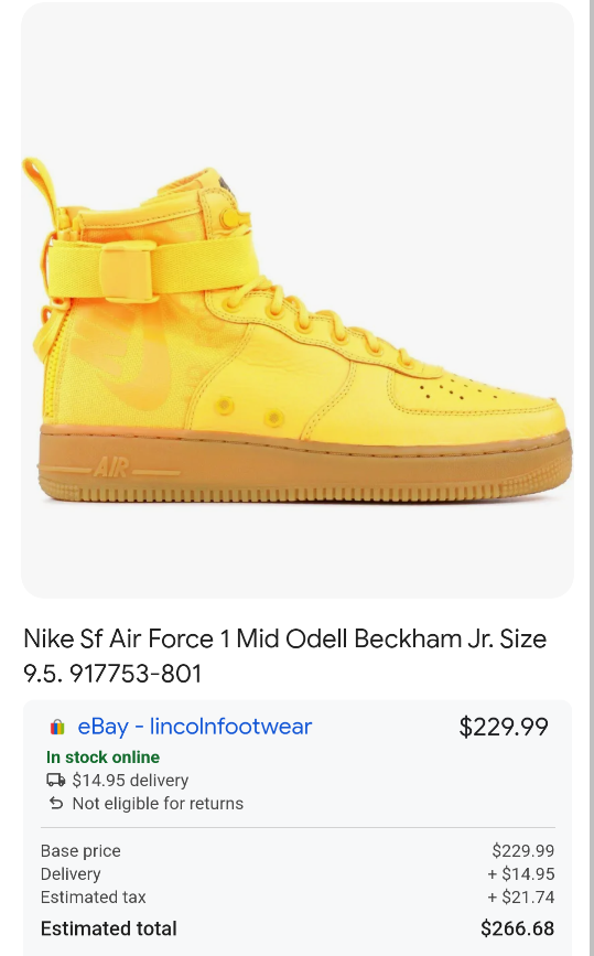 Nike Air Force 1 Mid " Yellow Taxi" - photo 2