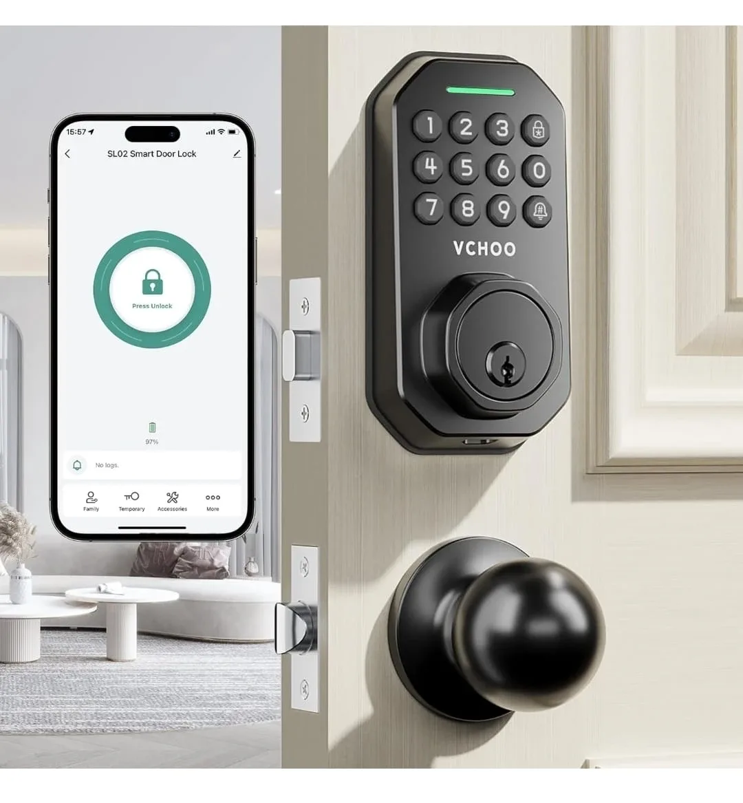 VCHOO Keyless Entry Door Lock