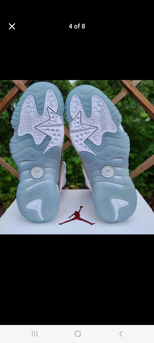 Jordan Jumpman Two Trey White/Gold image indicator(4)