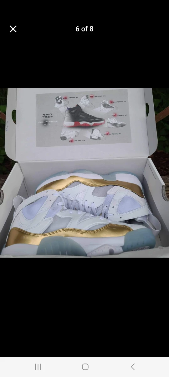 Jordan Jumpman Two Trey White/Gold - photo 5