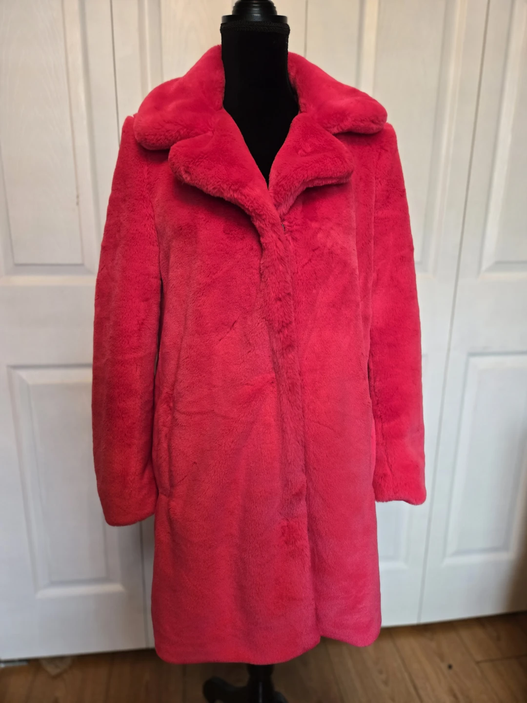 Ricki's Pink Faux Fur Coat Size XS - photo 2