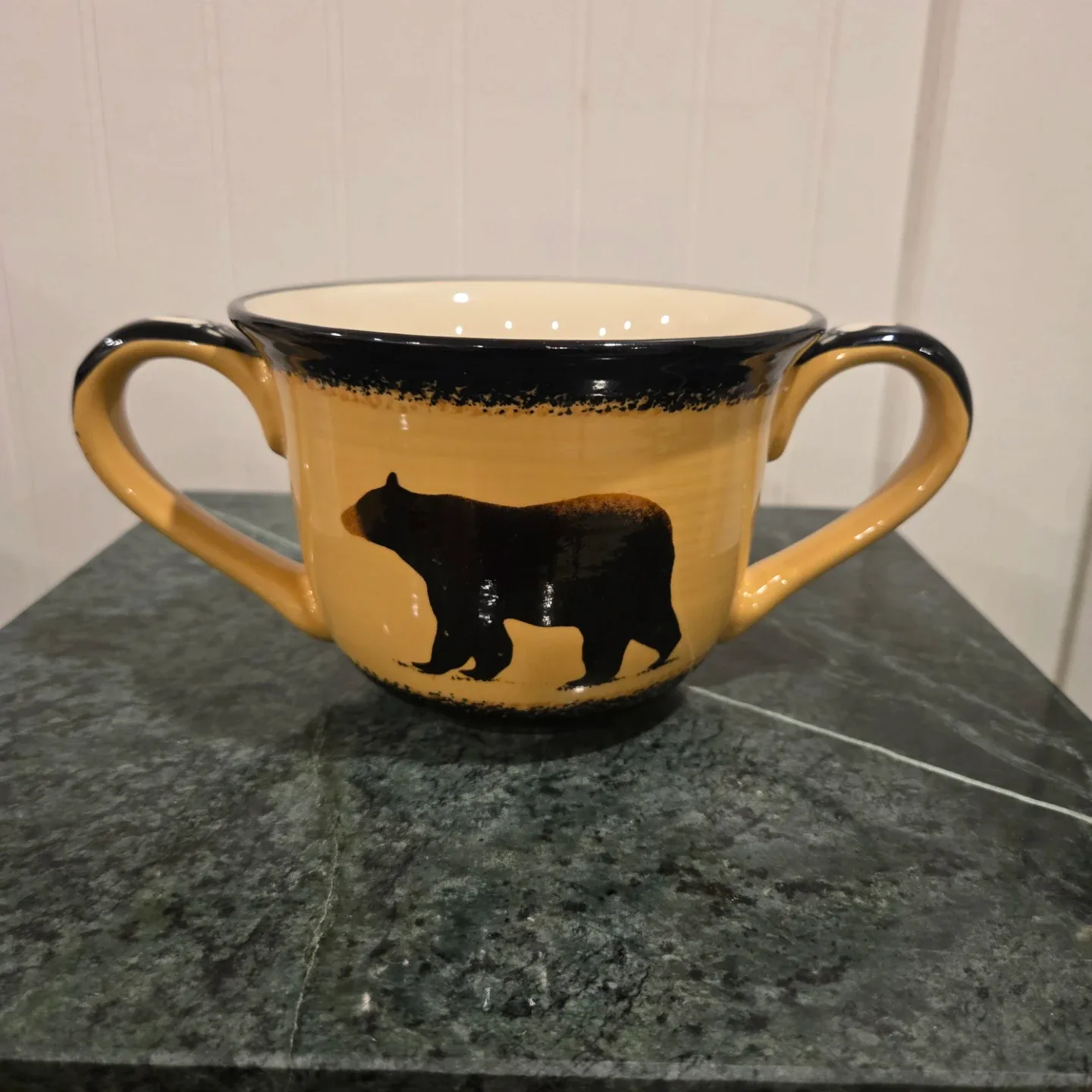 Big Sky Carvers Brushwerks Stoneware Soup Mug