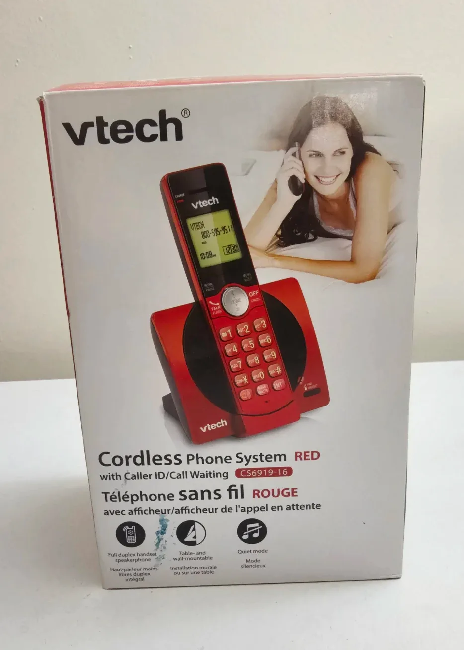 VTech CS6919-16 Cordless Phone System - Red